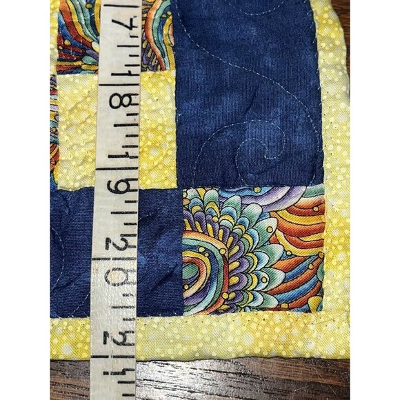 Handmade Quilted Disney Wall Hanging Mickey Minnie Goofy Pluto 21 X 21” READ - Picture 12 of 13